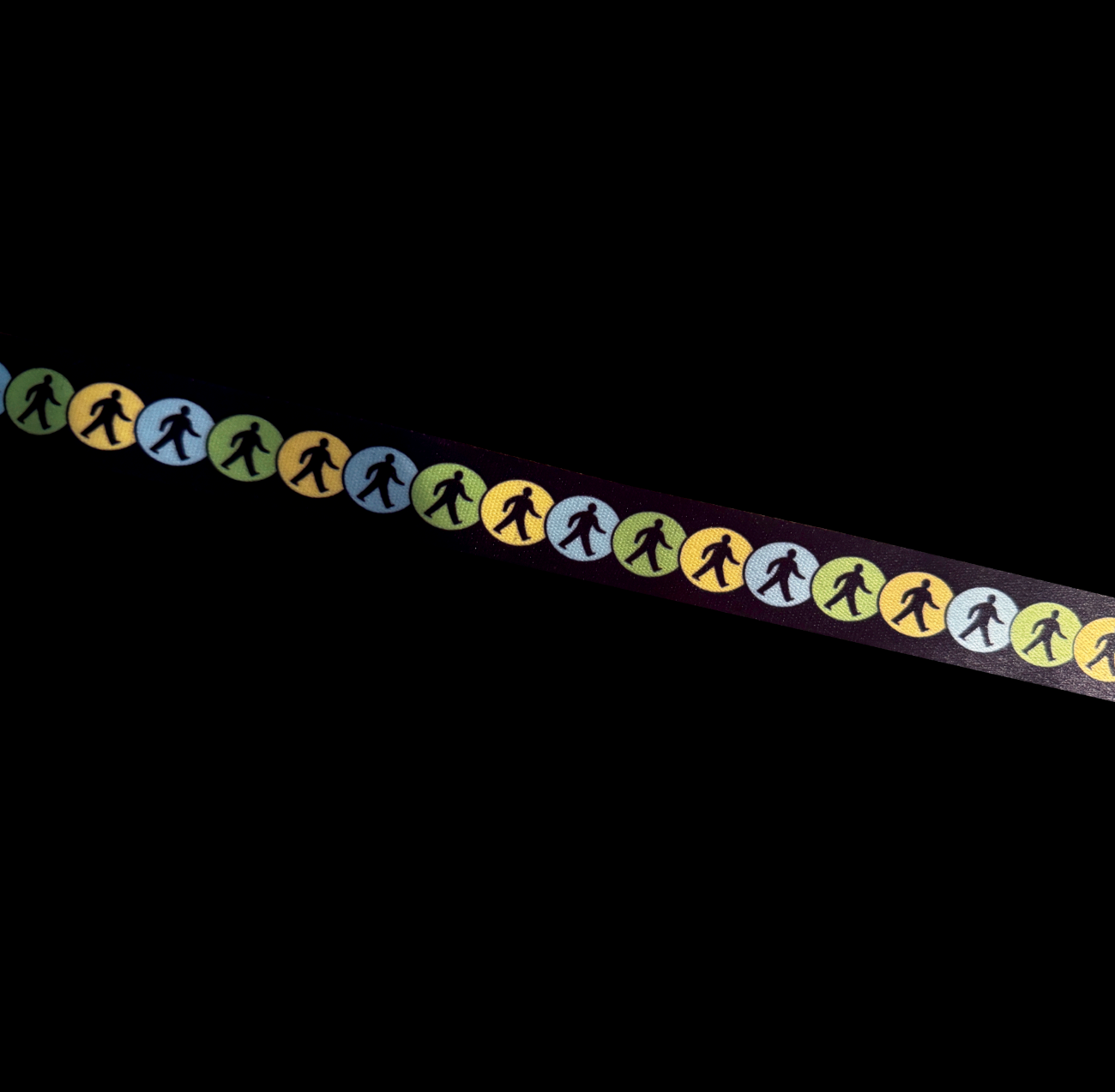 walking man lanyard